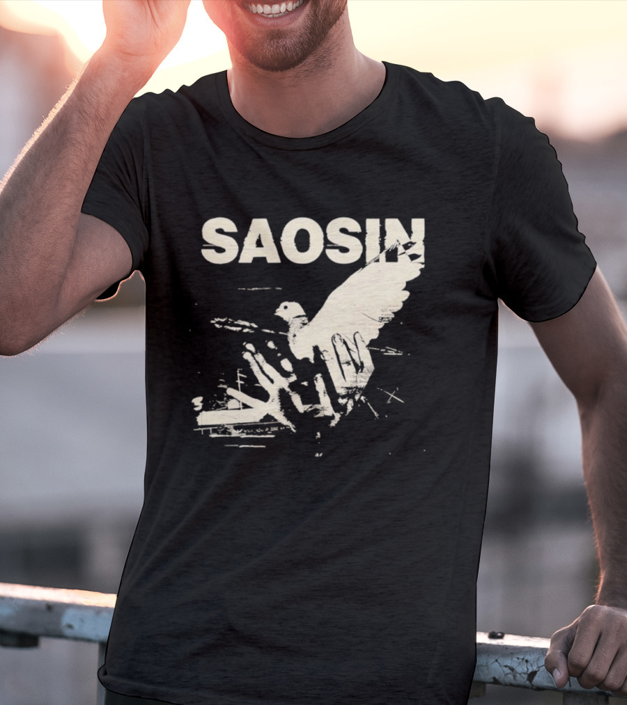 SAOSIN Bird Imagery Vintage Style T-Shirt