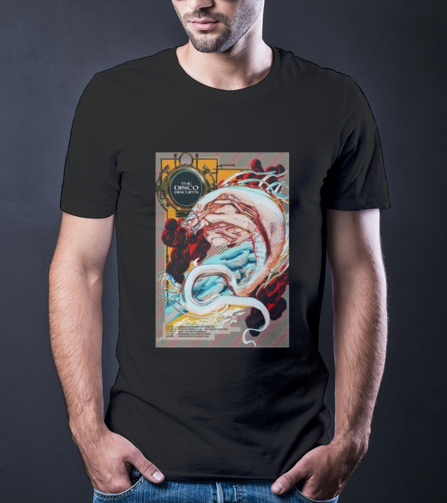 The Disco Biscuits Nov 8 2025 Washington DC Concert Event Snake Art T-Shirt