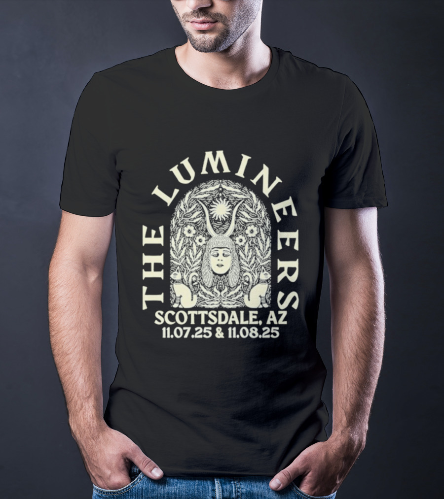 The Lumineers Scottsdale AZ November 7 And 8 2025 Dreamy Draw Festival T-Shirt
