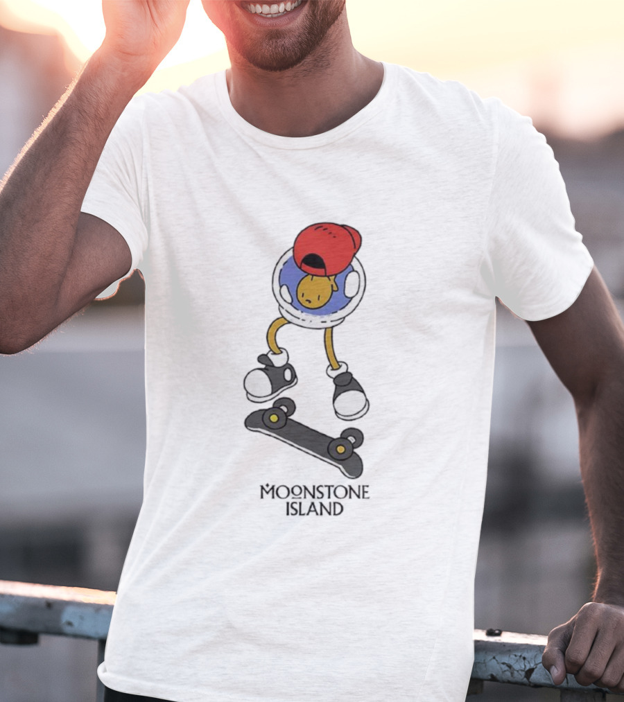 Moonstone Island SRG Video Game Character Skater T-Shirt
