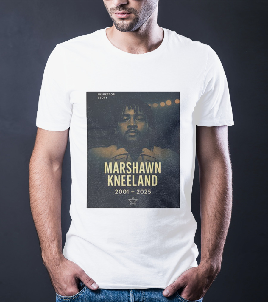 Inspector Story Marshawn Kneeland 2001-2025 Dallas Cowboys Star T-Shirt