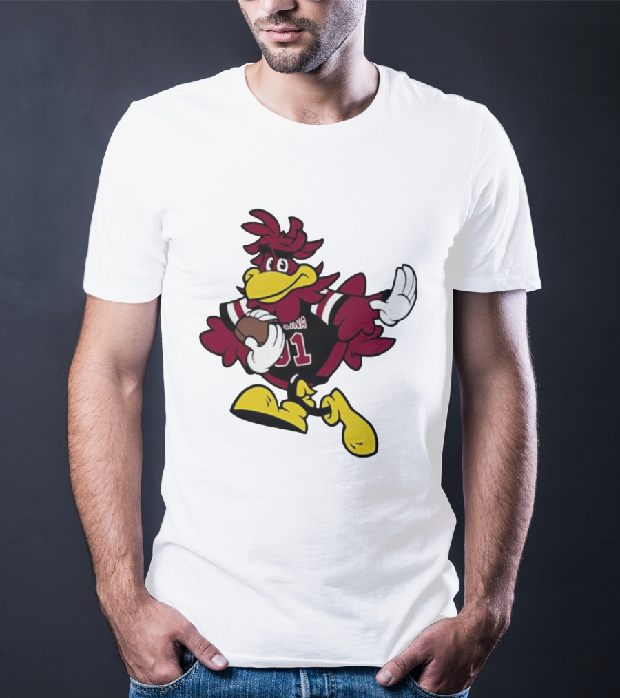 University Of South Carolina Cocky 01 Football Mascot T-Shirt