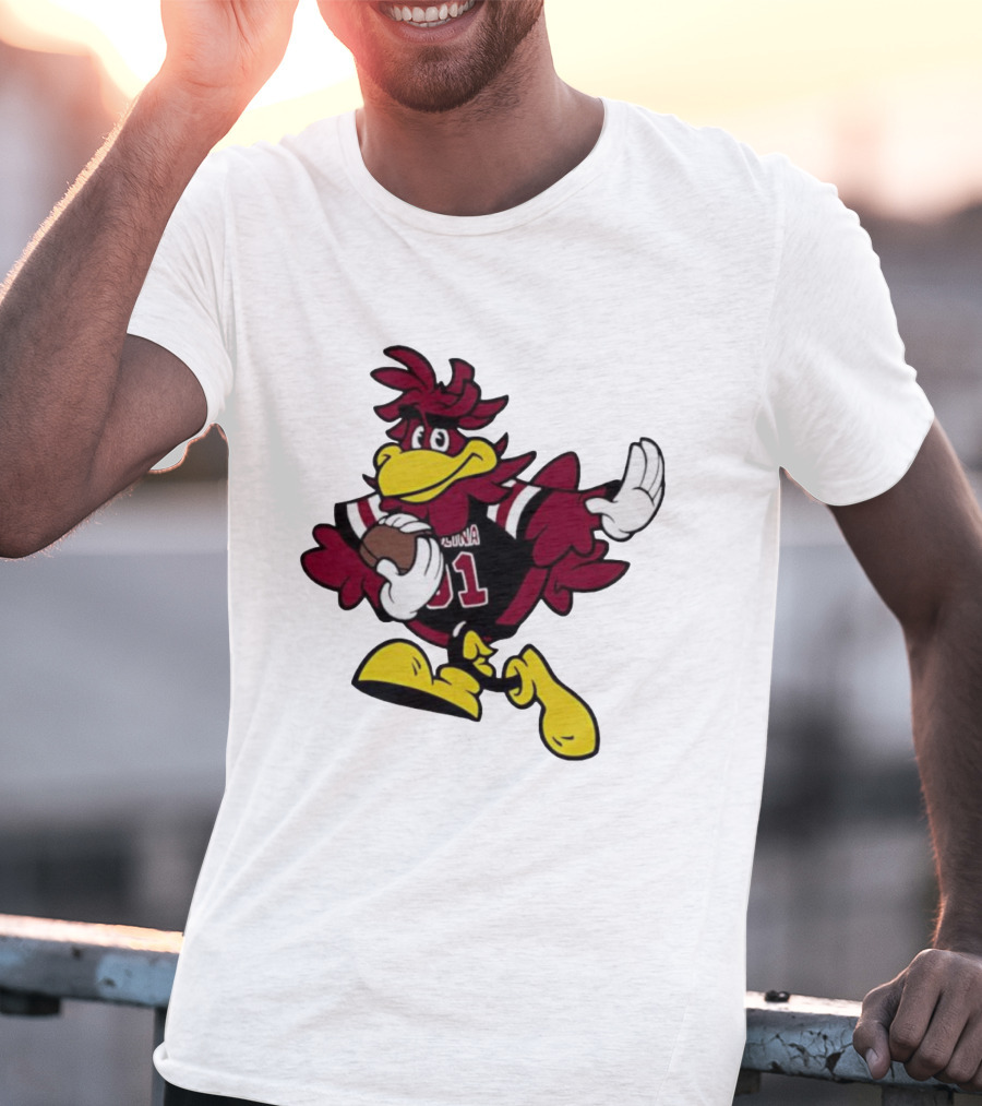 University Of South Carolina Cocky 01 Football Mascot T-Shirt
