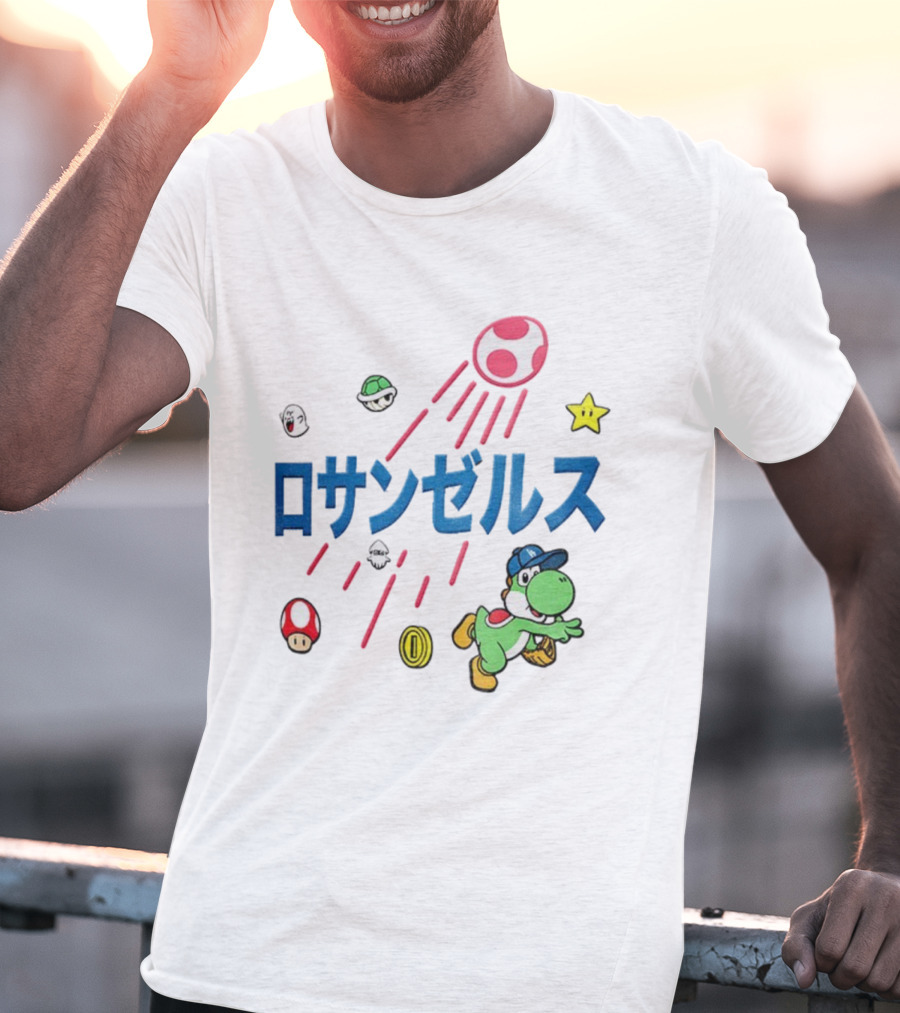 Yoshinobu Yamamoto Los Angeles Dodgers Yoshi Mario World Series MVP 2025 T-Shirt