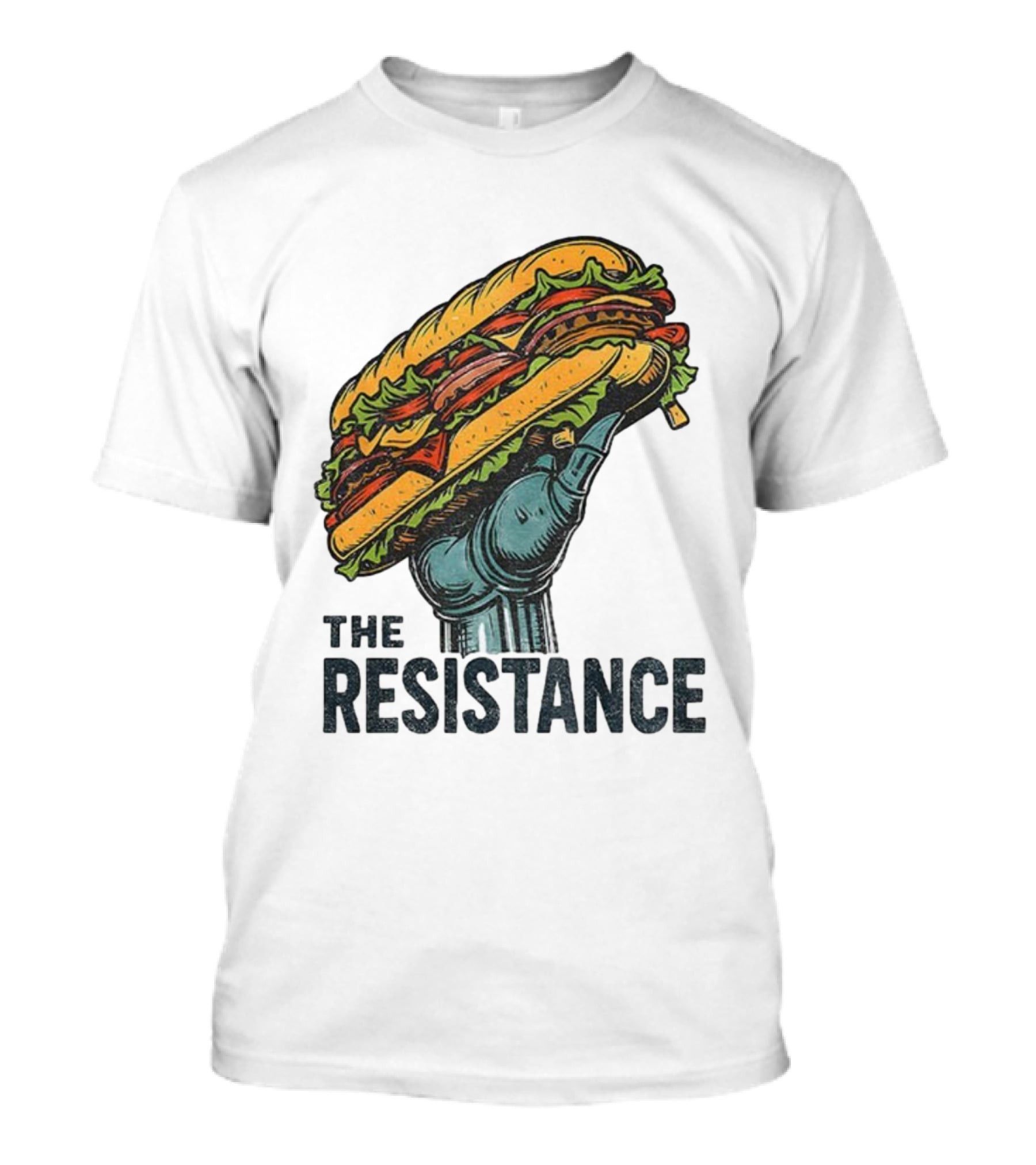 The Resistance Sandwich Fist Abolish ICE Washington T-Shirt