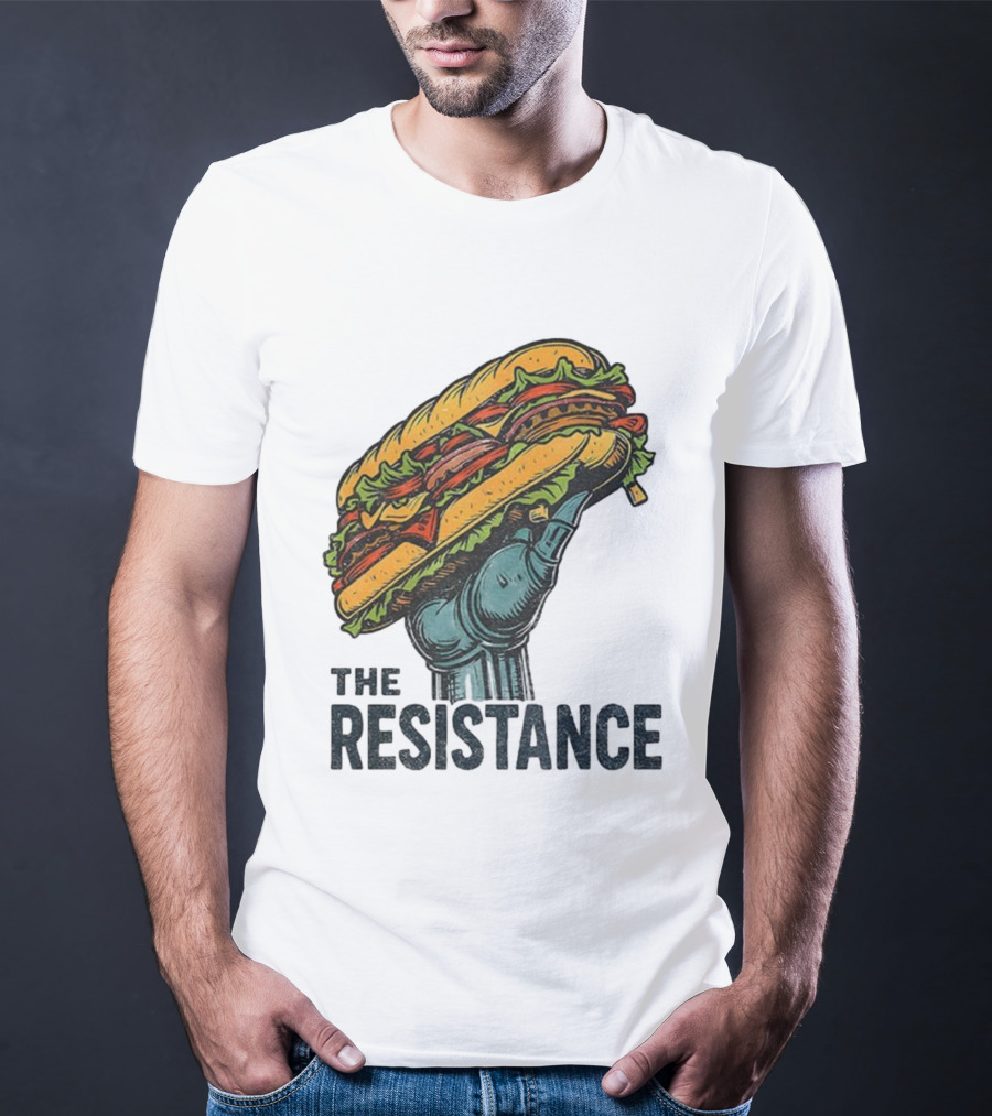 The Resistance Sandwich Fist Abolish ICE Washington T-Shirt