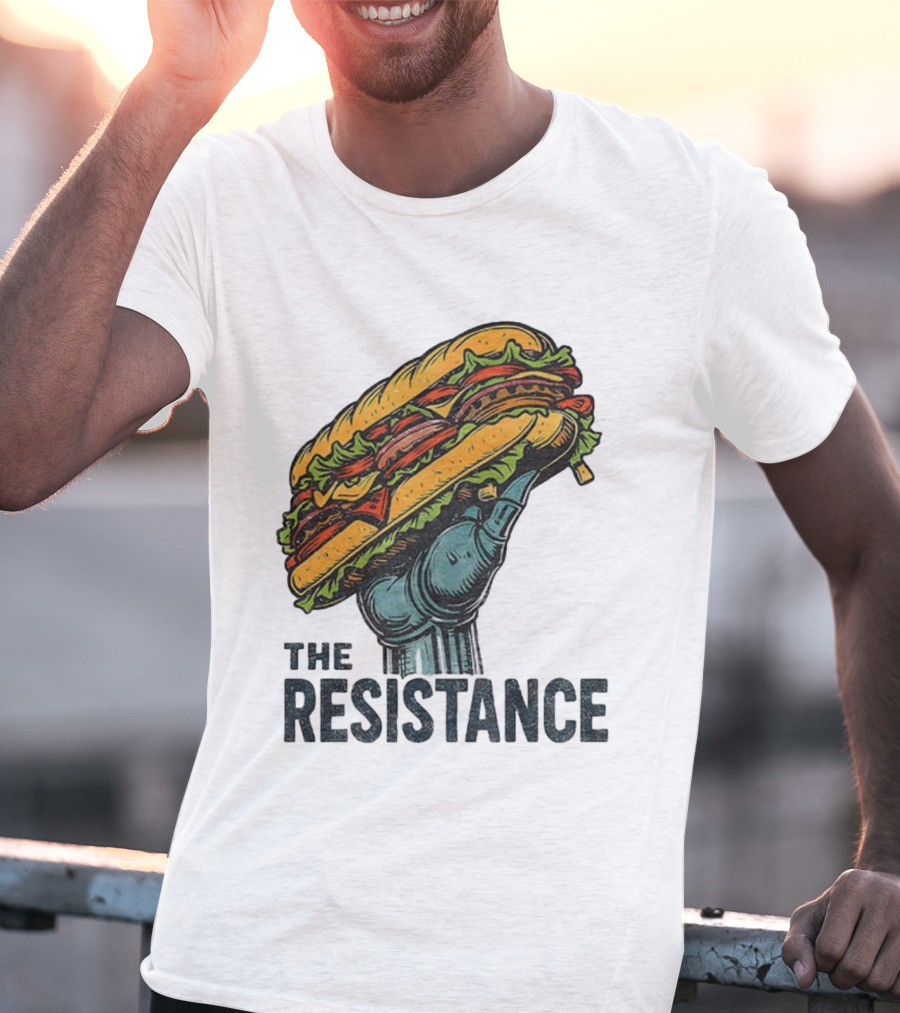 The Resistance Sandwich Fist Abolish ICE Washington T-Shirt