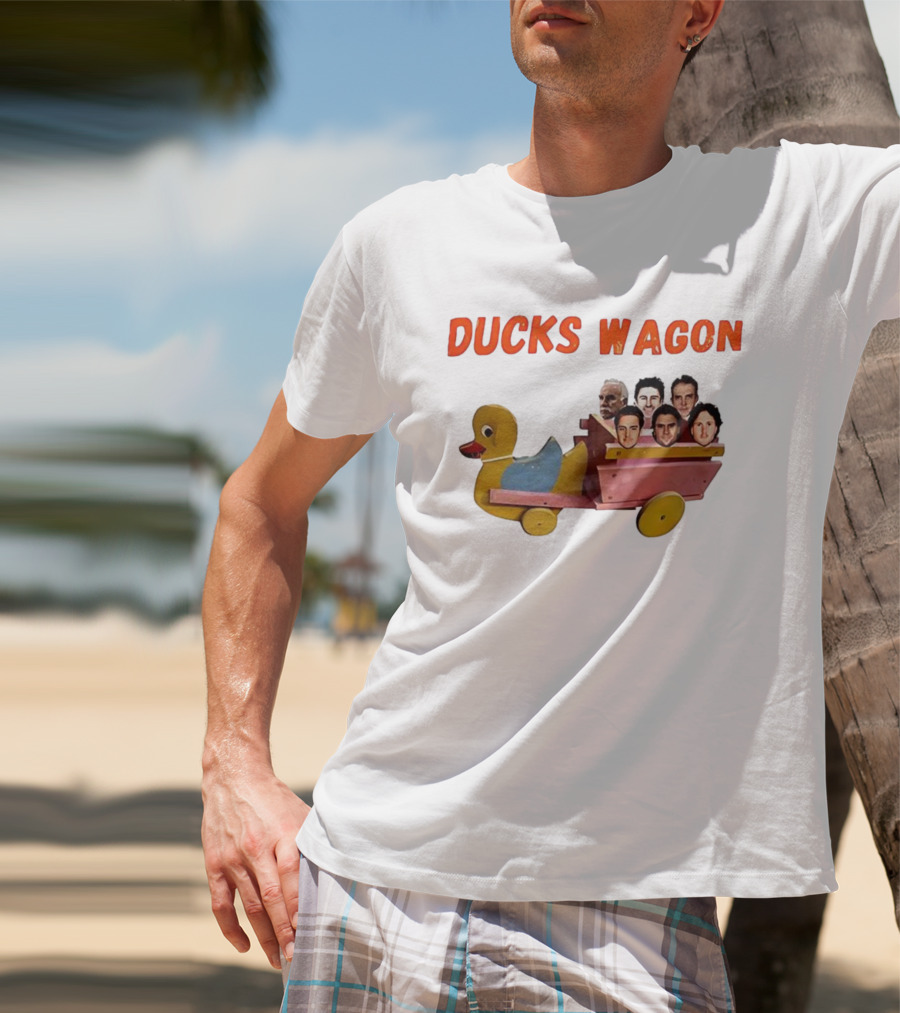 Anaheim Ducks Wagon With Faces T-Shirt