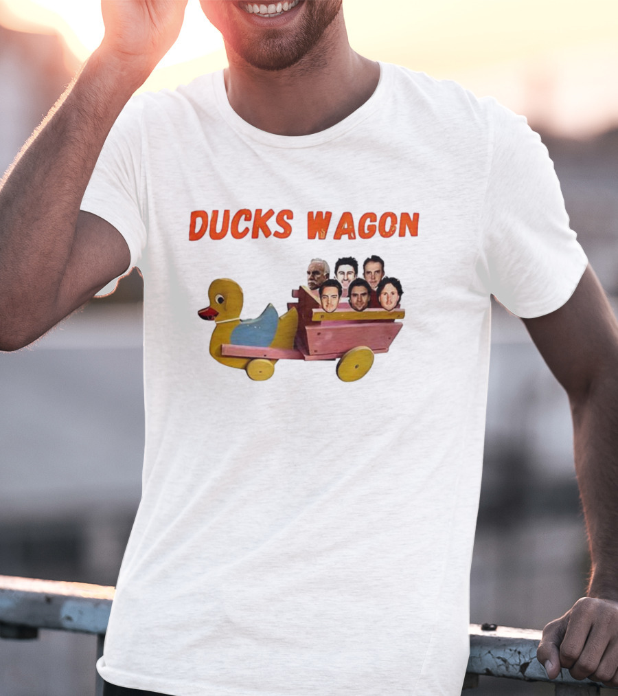 Anaheim Ducks Wagon With Faces T-Shirt