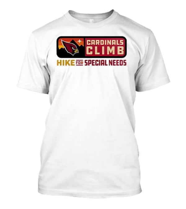 Cardinals Climb Hike For Special Needs 2025 Adventure T-Shirt