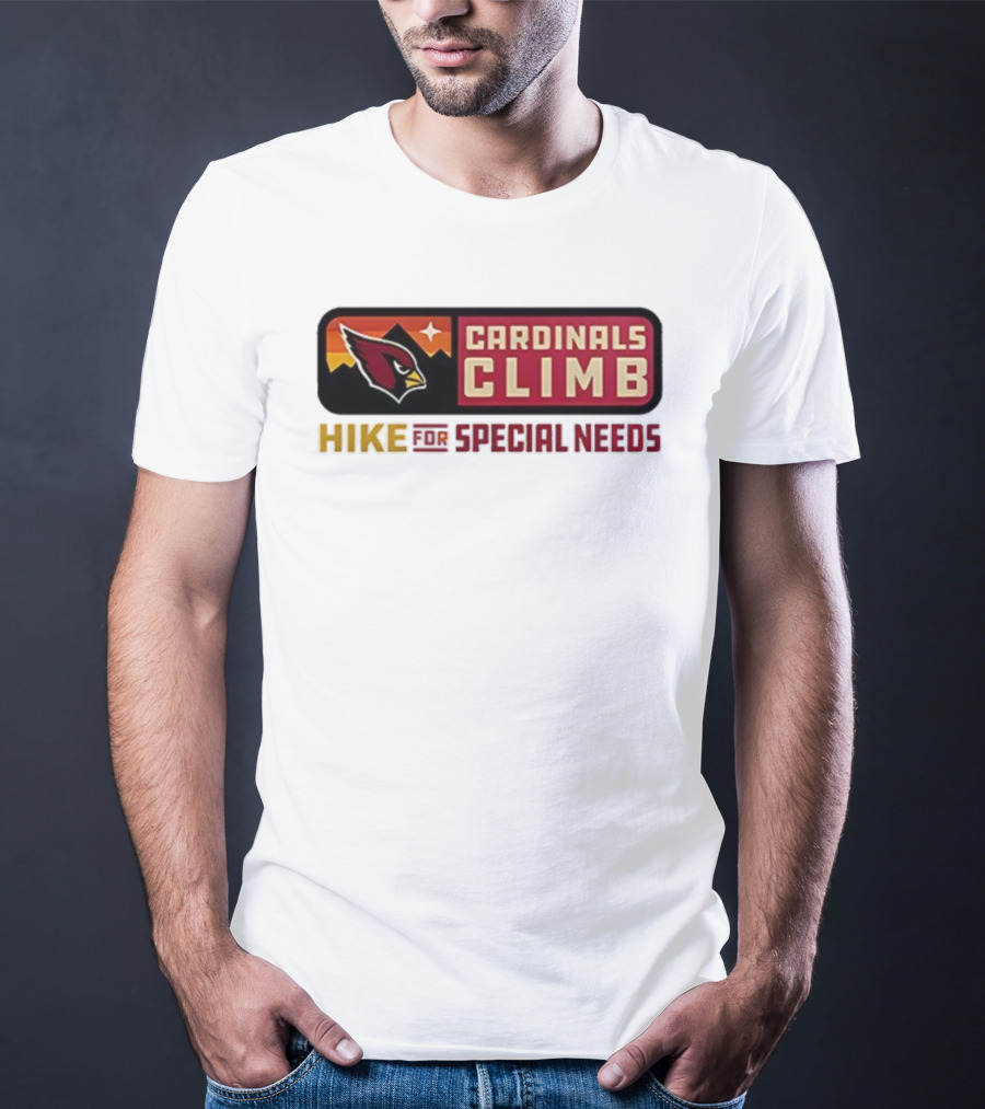 Cardinals Climb Hike For Special Needs 2025 Adventure T-Shirt