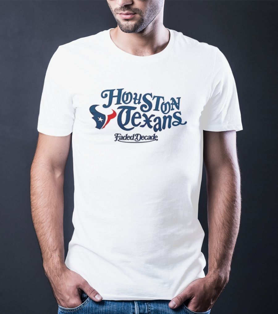 Houston Texans Faded Decade Collaboration T-Shirt