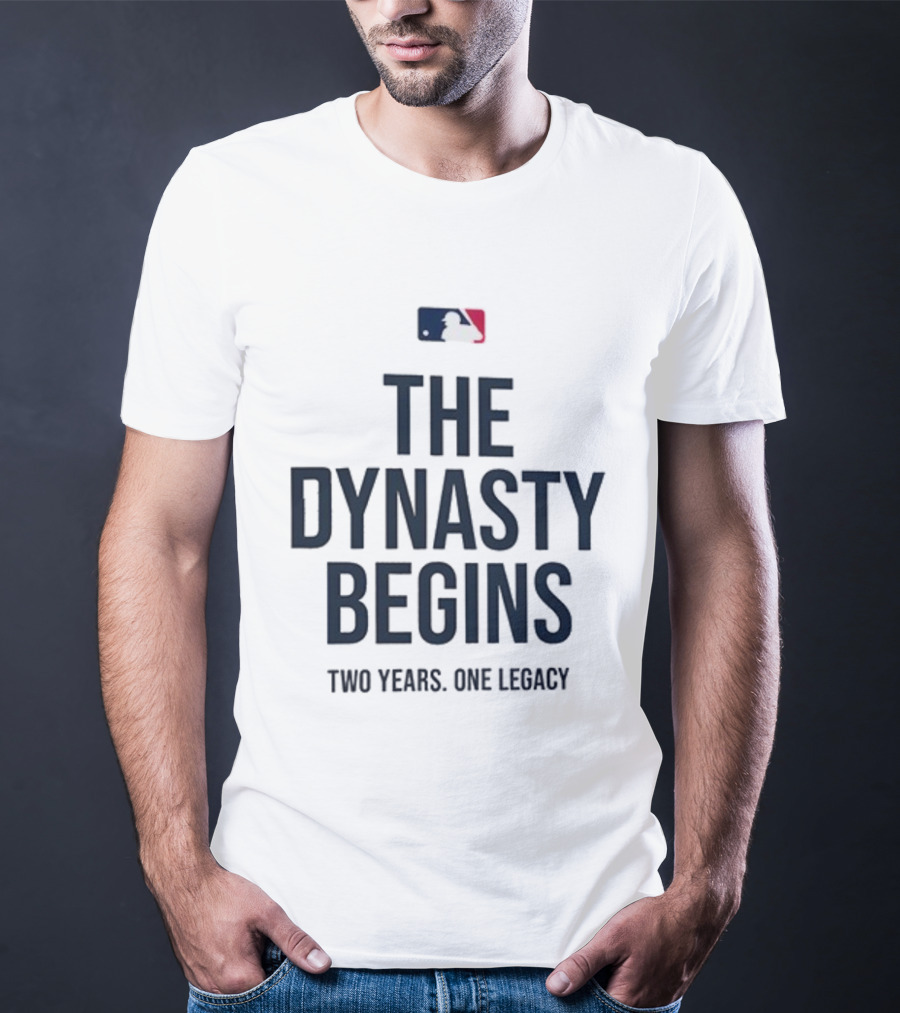 Los Angeles Dodgers World Series Champions 2024-2025 The Dynasty Begins MLB Two Years One Legacy T-Shirt