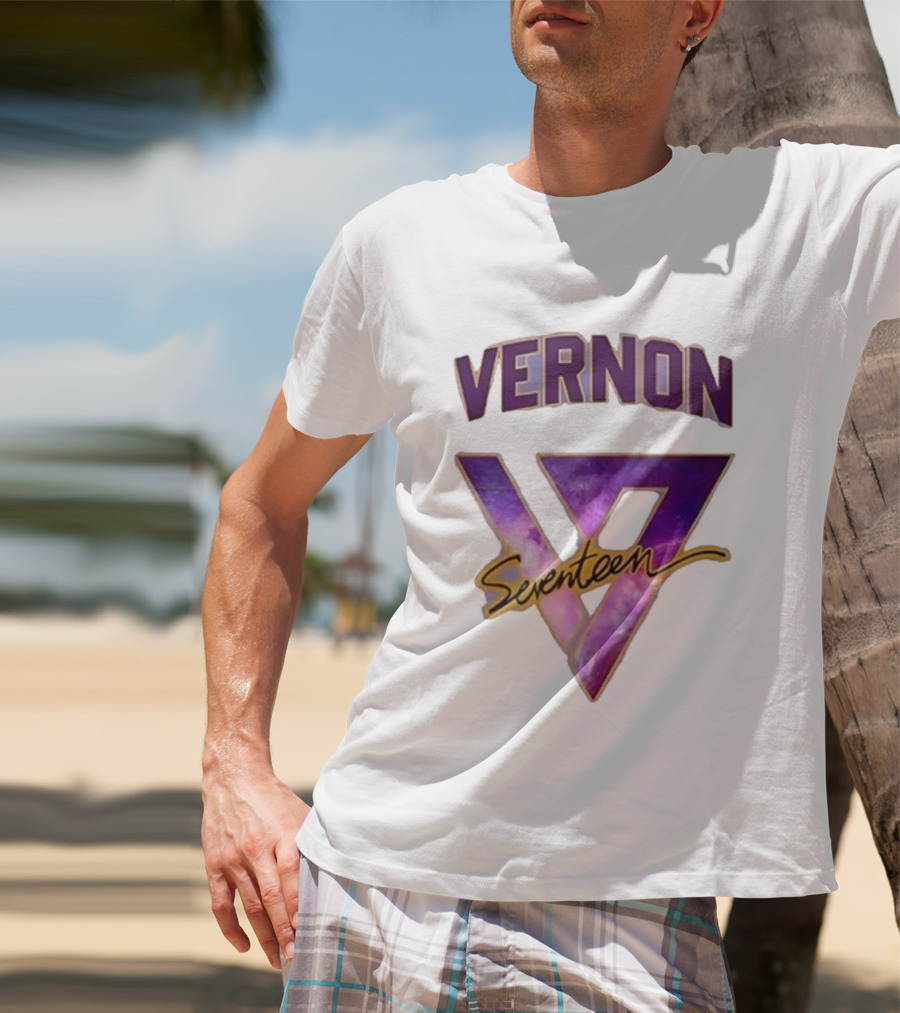 Seventeen World Tour Vernon Collaboration With Los Angeles Lakers T-Shirt