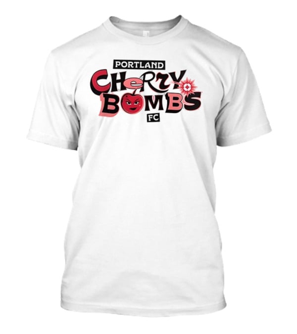 Portland Cherry Bombs FC Pink 2025 Soccer Team Merchandise T-Shirt