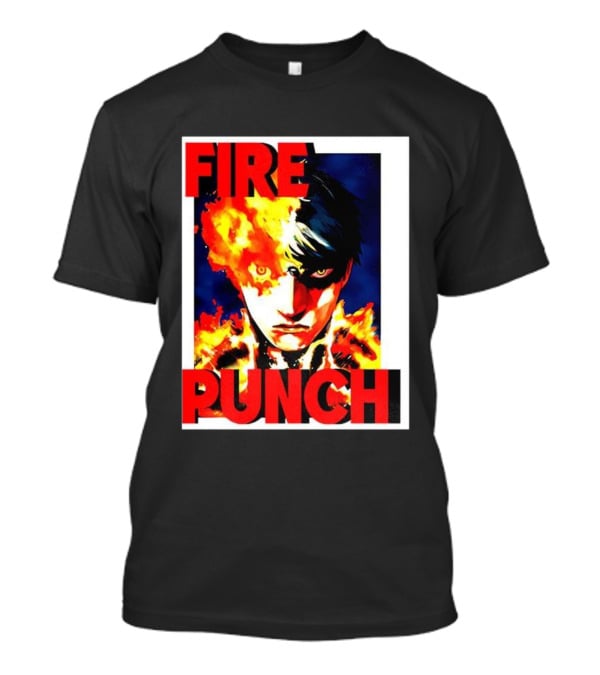 FIRE PUNCH Agni Burning Half Face Manga T-Shirt