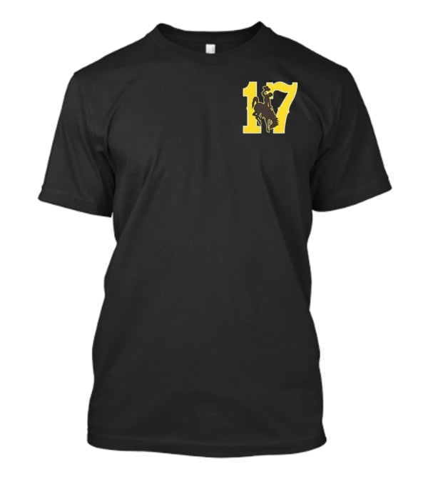 Josh Allen 17 Once A Poke Always A Poke Cowboy Logo T-Shirt