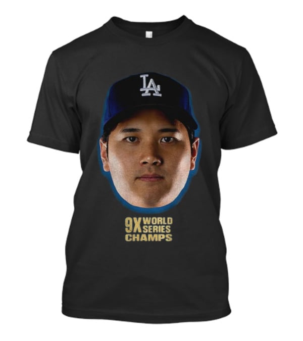 Shohei Ohtani Los Angeles Dodgers 9X World Series Champs 2025 T-Shirt
