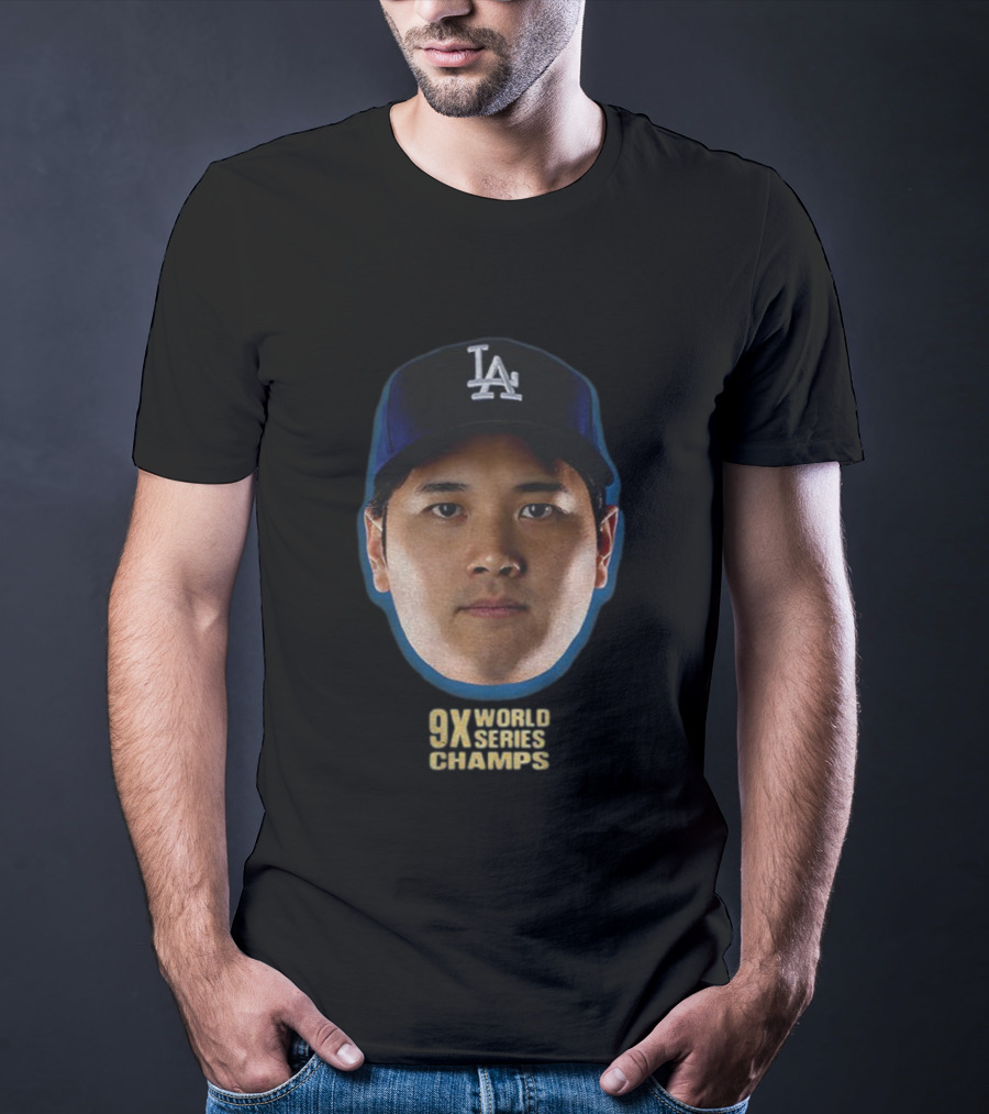 Shohei Ohtani Los Angeles Dodgers 9X World Series Champs 2025 T-Shirt