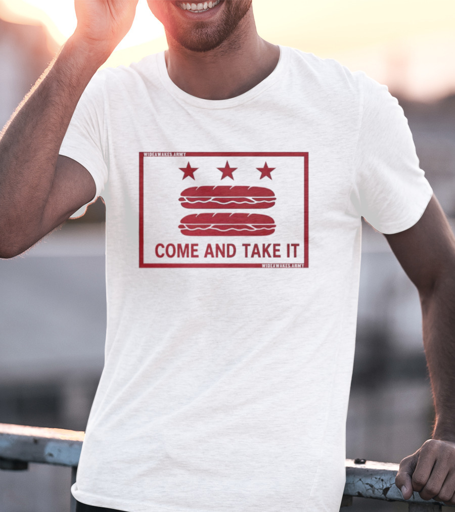 DC Flag Come And Take It Sandwich Stars Protest T-Shirt