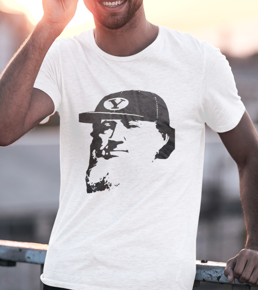 Flat Brim Brigham Young University Y Cougars Hat T-Shirt