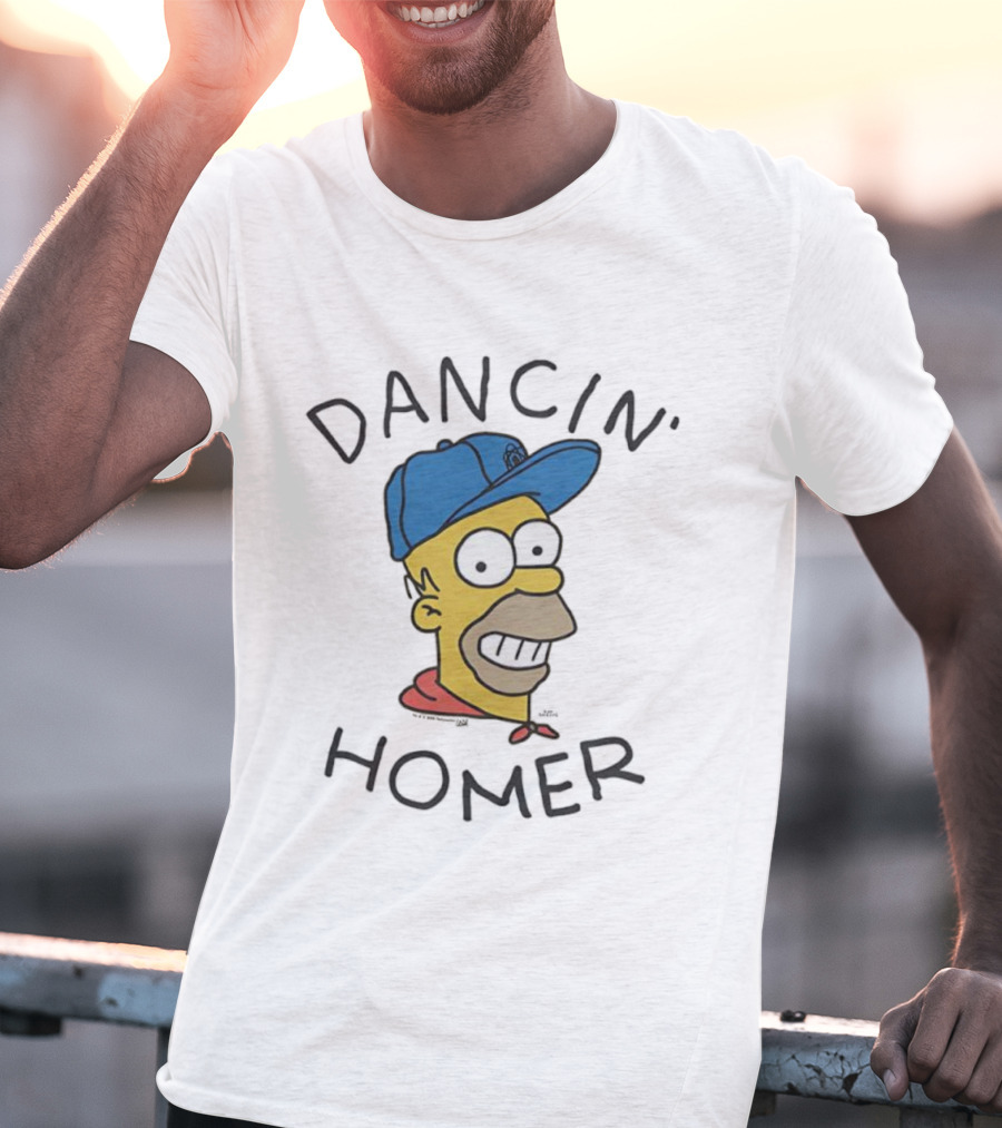 Dancin’ Homer From The Simpson Series Baseball Cap T-Shirt