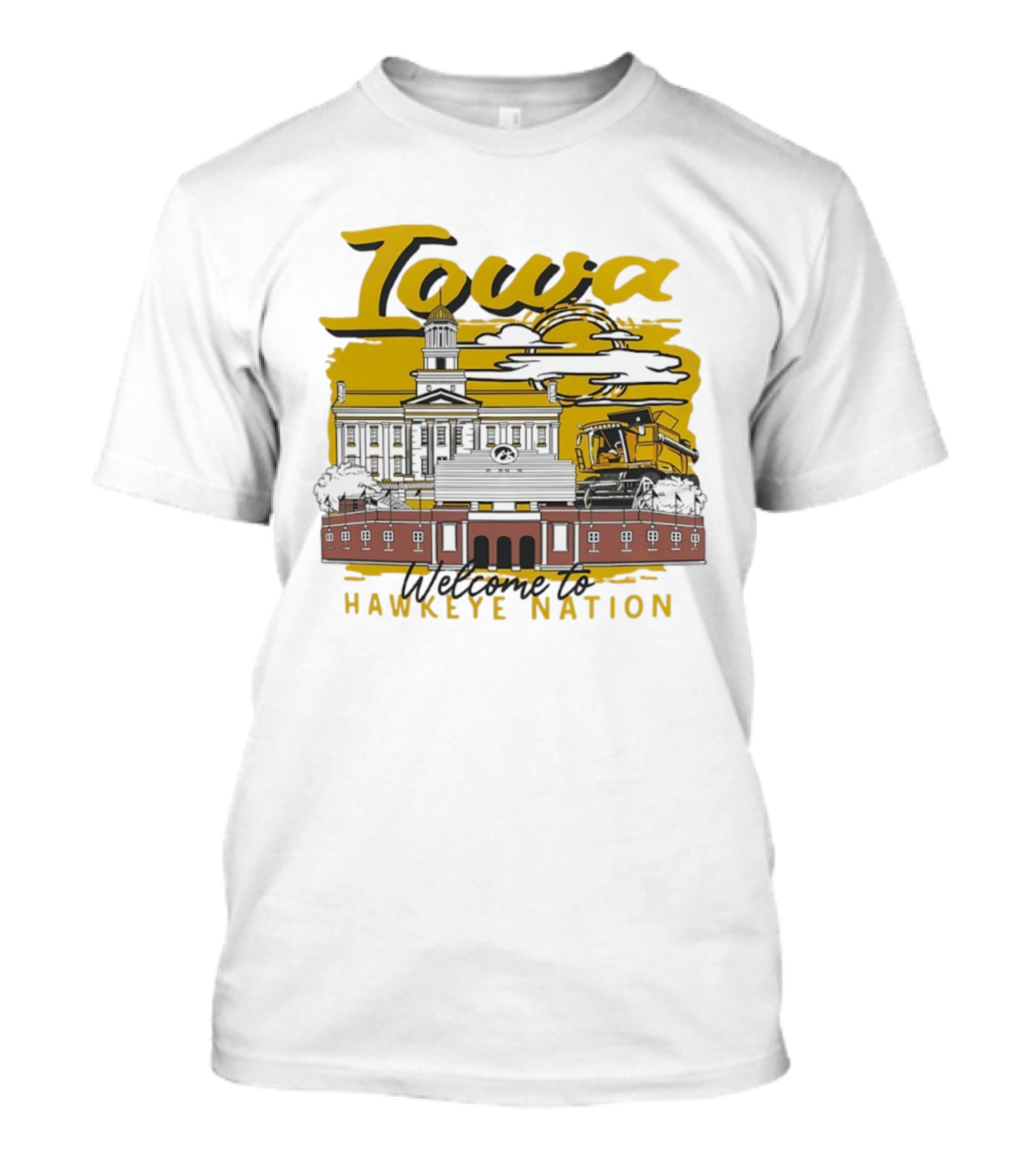 Iowa Welcome To Hawkeye Nation T-Shirt