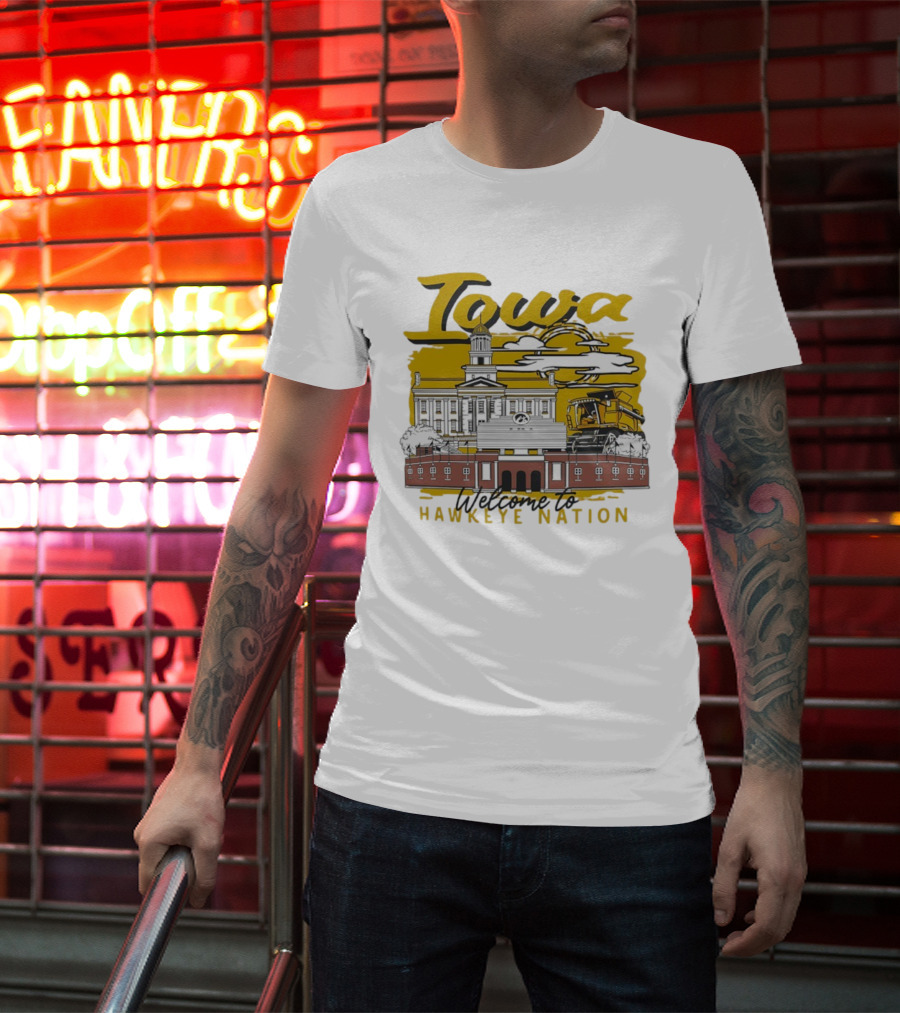 Iowa Welcome To Hawkeye Nation T-Shirt