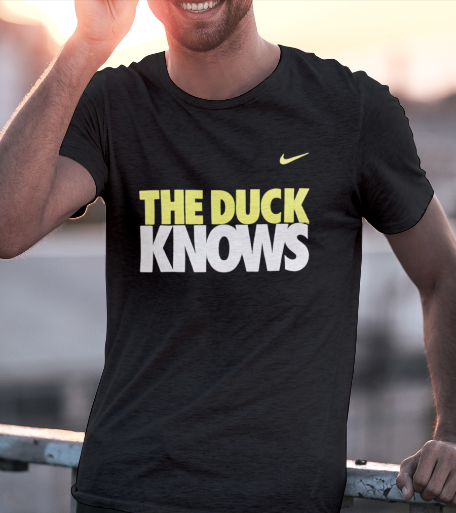 The Duck Knows Oregon Ducks Nike T-Shirt