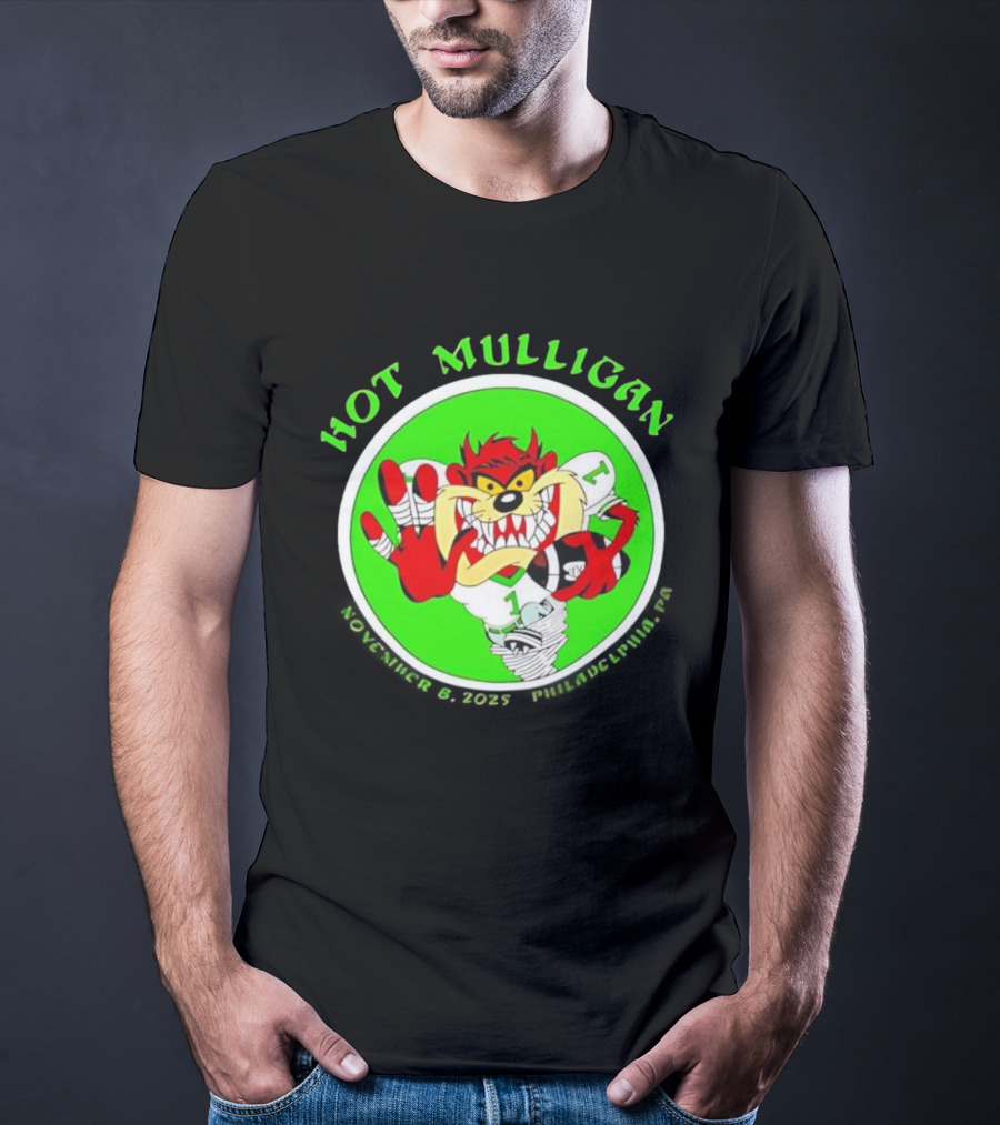 Hot Mulligan The Fillmore Philadelphia Nov 8th 2025 Looney Tunes Character T-Shirt