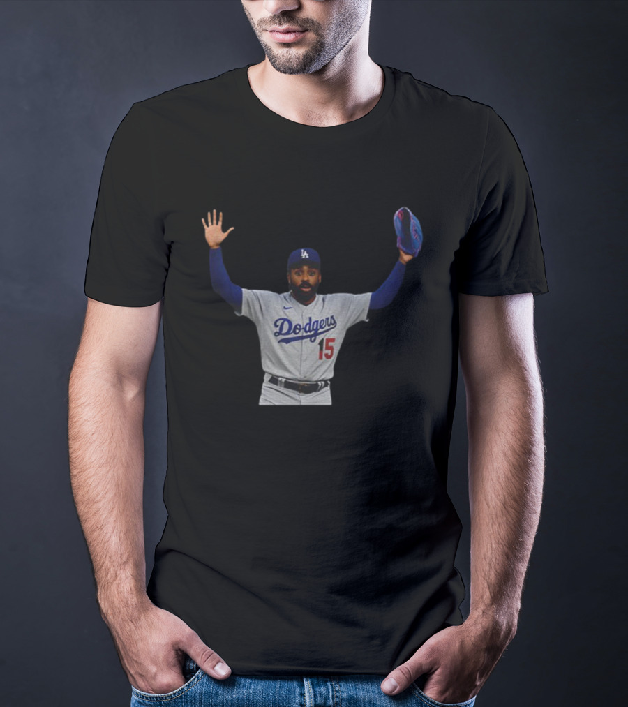 Los Angeles Dodgers Justin Dean 15 MLB World Series 2025 T-Shirt