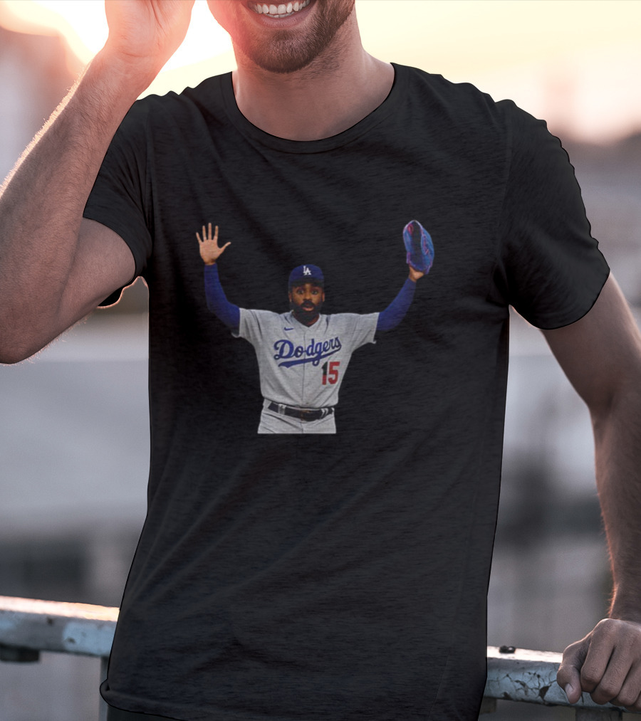 Los Angeles Dodgers Justin Dean 15 MLB World Series 2025 T-Shirt
