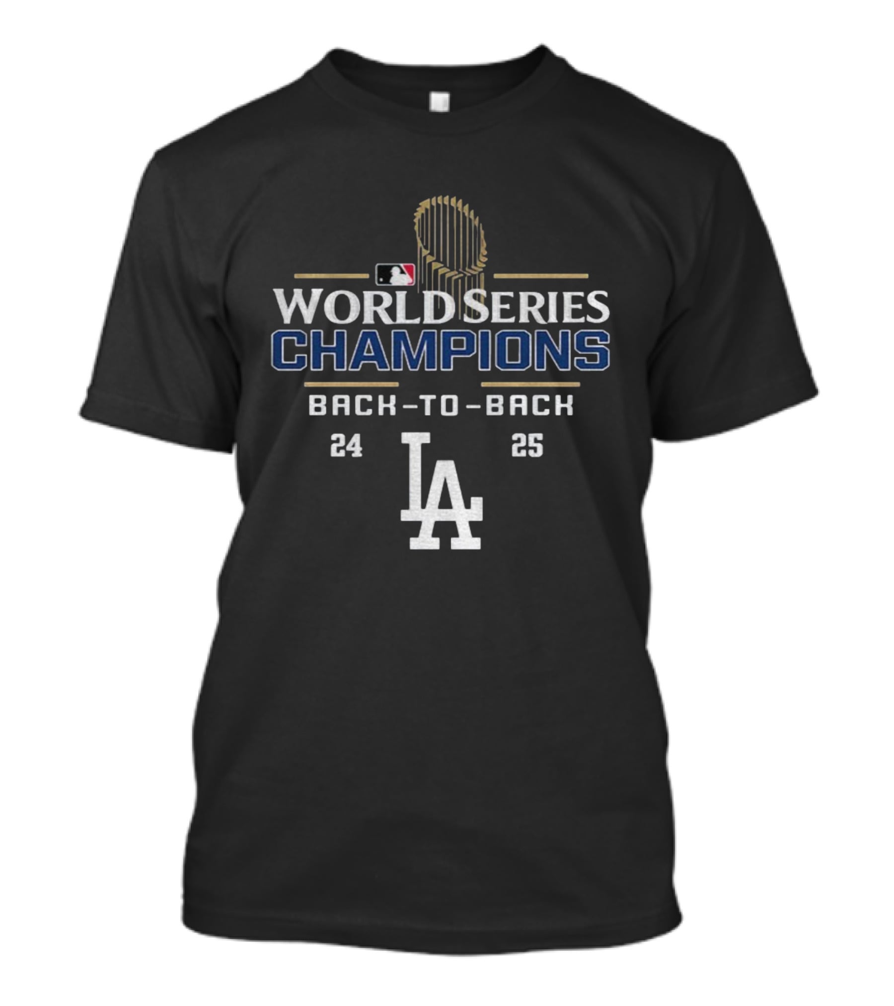 Los Angeles Dodgers World Series Champions Back-to-Back 24 25 T-Shirt