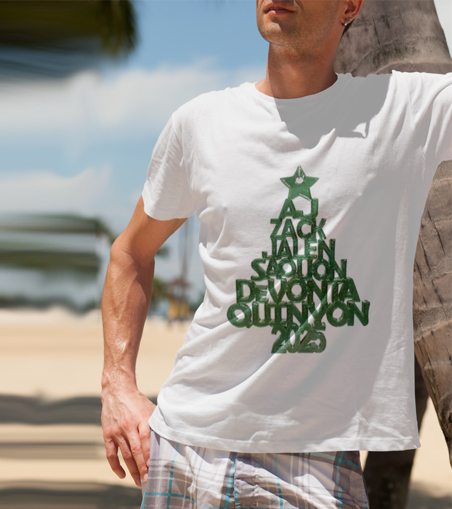 Philadelphia Eagles Christmas Star Jalen DeVonta 2025 T-Shirt