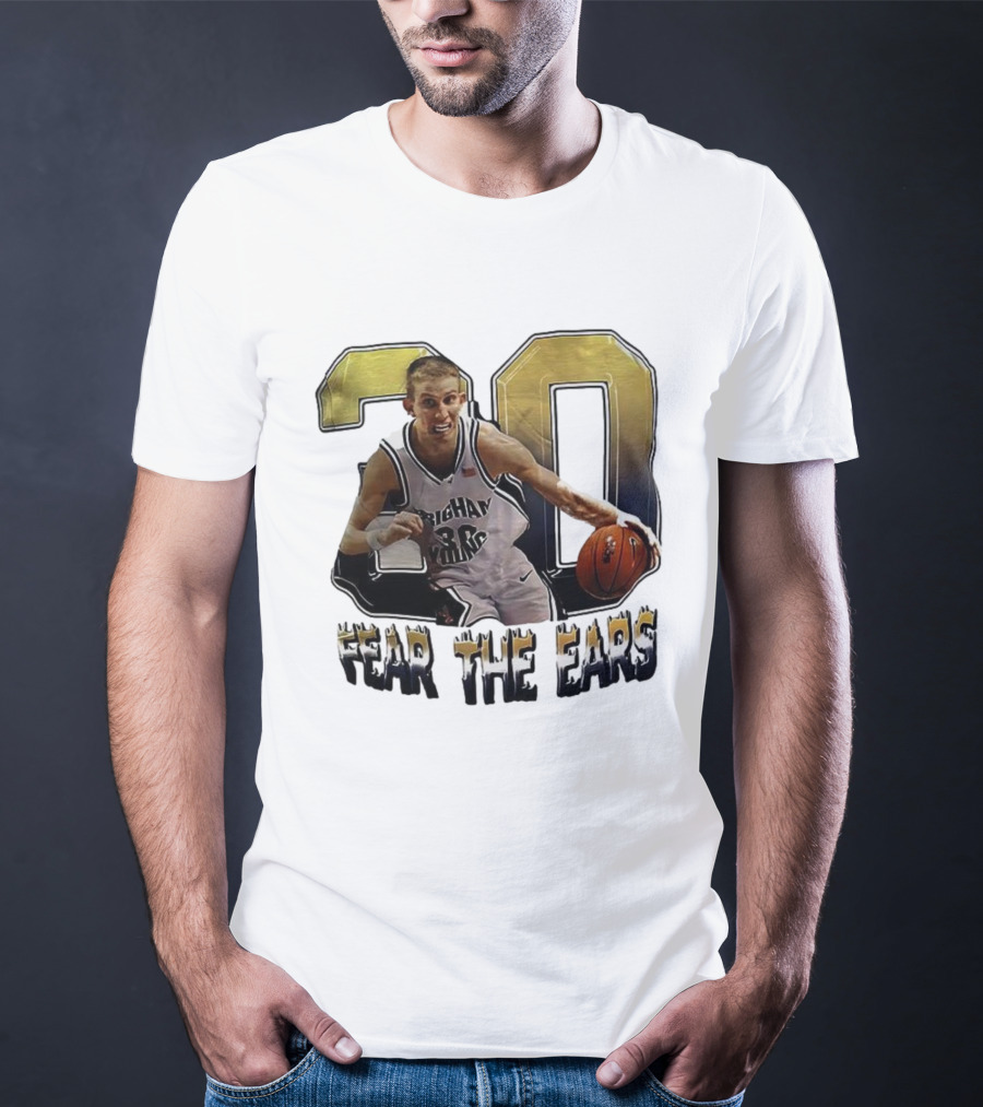 Brigham Young Basketball Fear The Ears 30 T-Shirt
