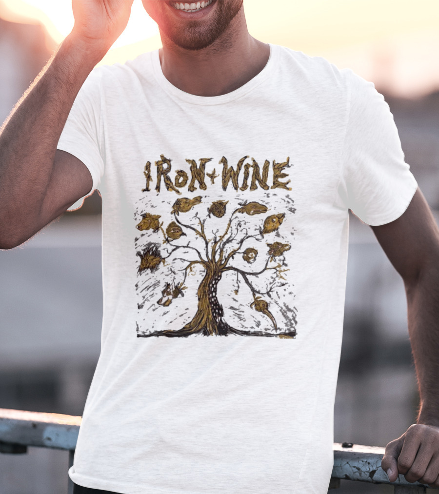 Iron And Wine Tree Branches And Birds T-Shirt