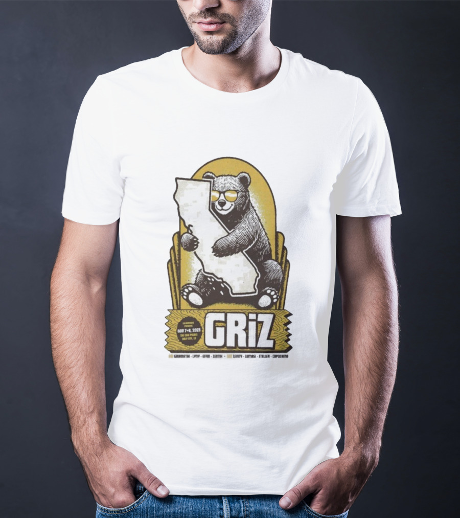 GRiZ November 7-8 2025 The Fox Theater Oakland California Bear T-Shirt