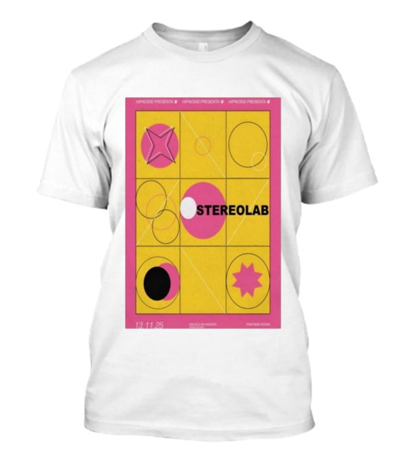 Hypnosis Presenta Stereolab Mexico 13.11.25 Foro Indie Rocks Escuela De Aviacion T-Shirt