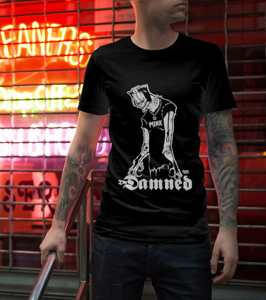 Duff McKagan Punk The Damned Stage Worn Iconic Style T-Shirt