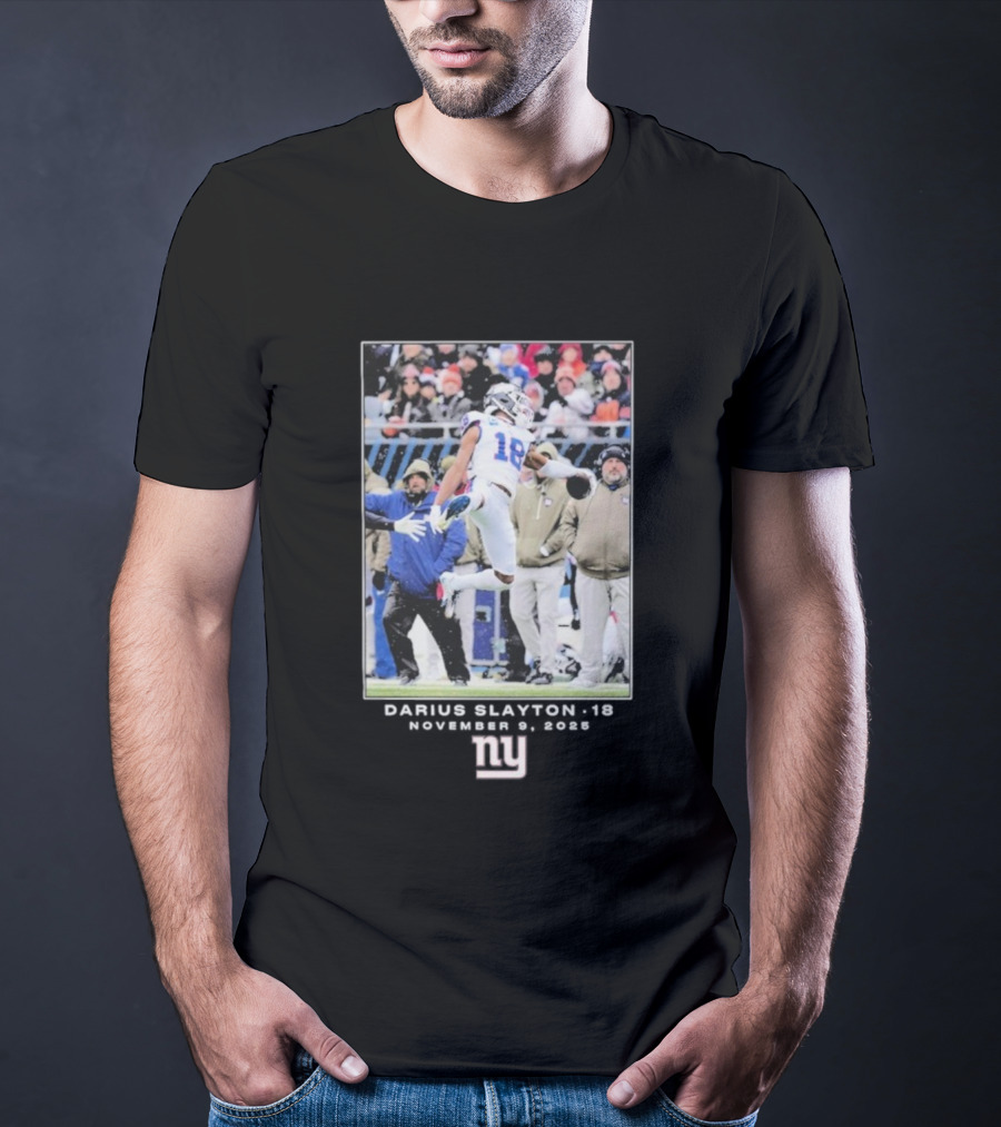 Darius Slayton New York Giants NFL Week 10 November 9 2025 T-Shirt