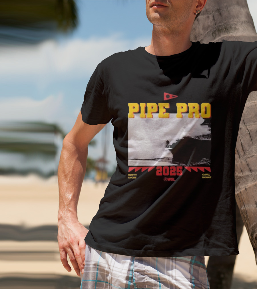Florence Marine X Pipe Pro 2025 North Shore Oahu Hawaii WSL T-Shirt