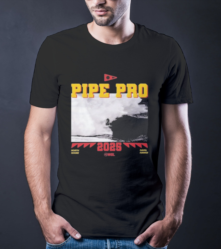 Florence Marine X Pipe Pro 2025 North Shore Oahu Hawaii WSL T-Shirt
