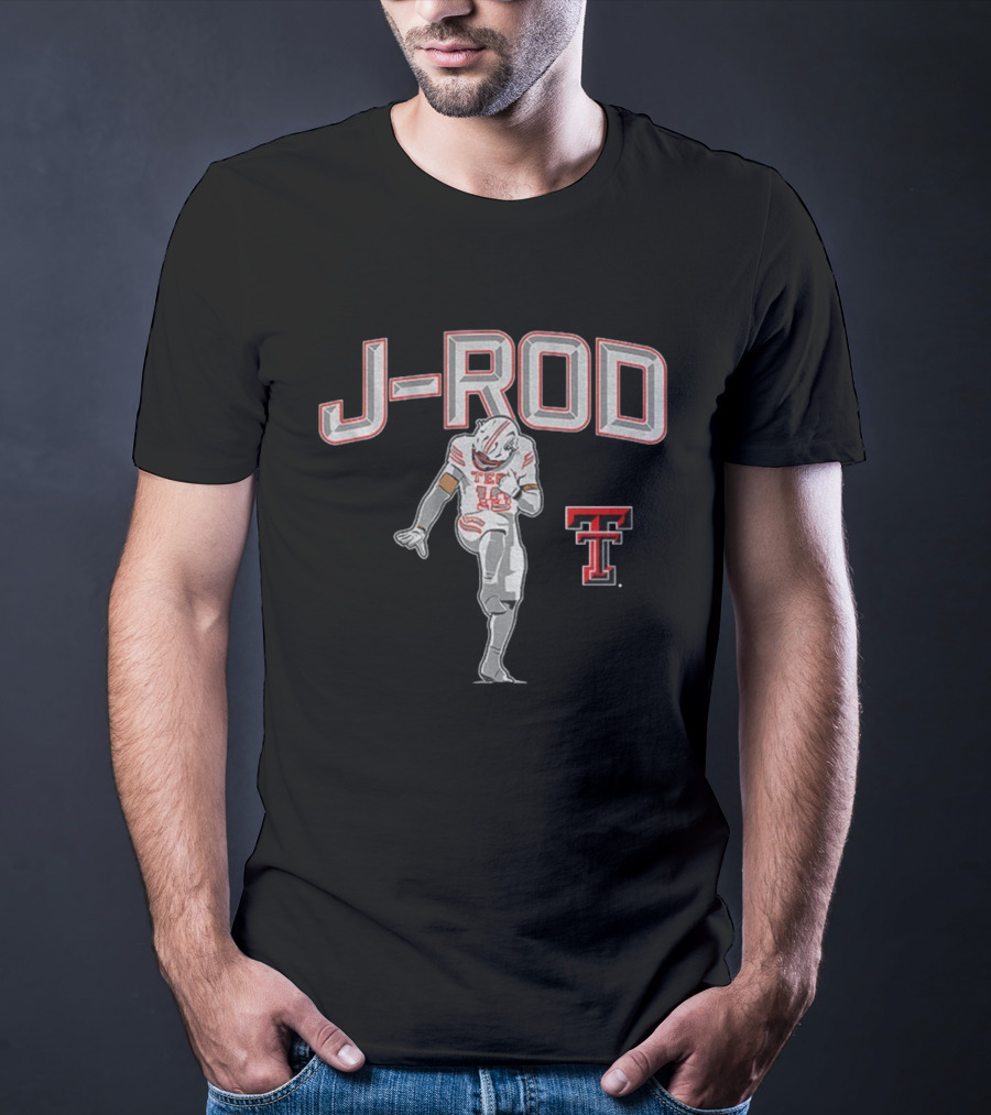 J-Rod Texas Tech Red Raiders Football 2025 Jacob Rodriguez T-Shirt