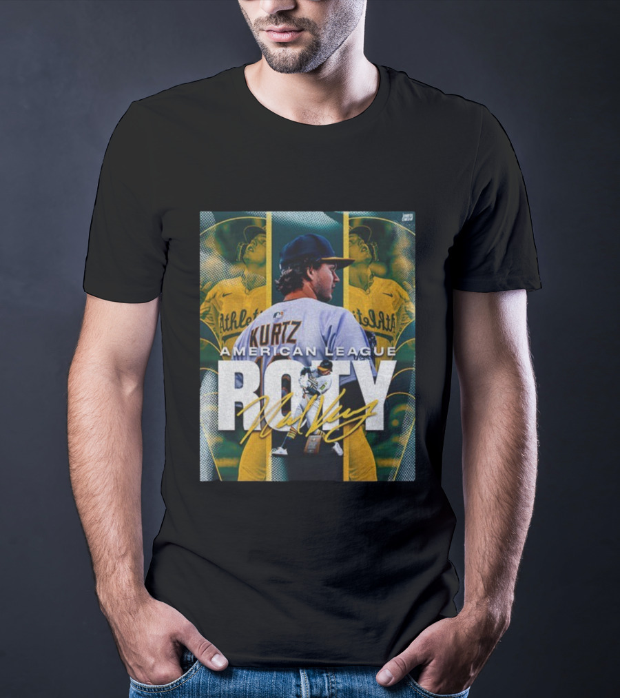 Kurtz American League ROTY Athletics Signature T-Shirt