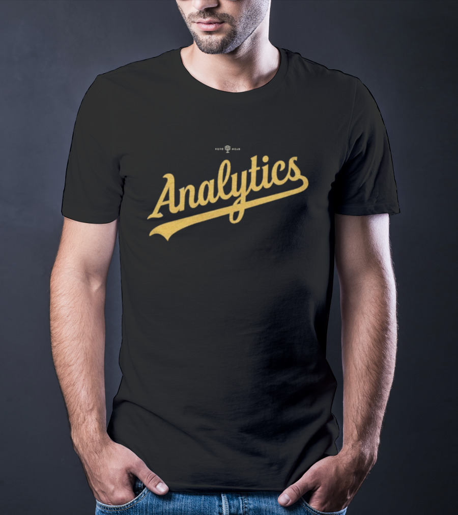 Oakland Athletics Analytics Script Retro Style T-Shirt
