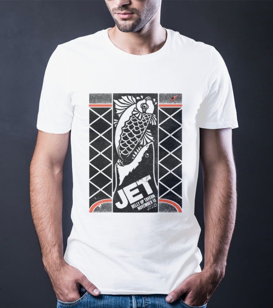 JET Fish Belly Up Tavern November 10 2025 T-Shirt