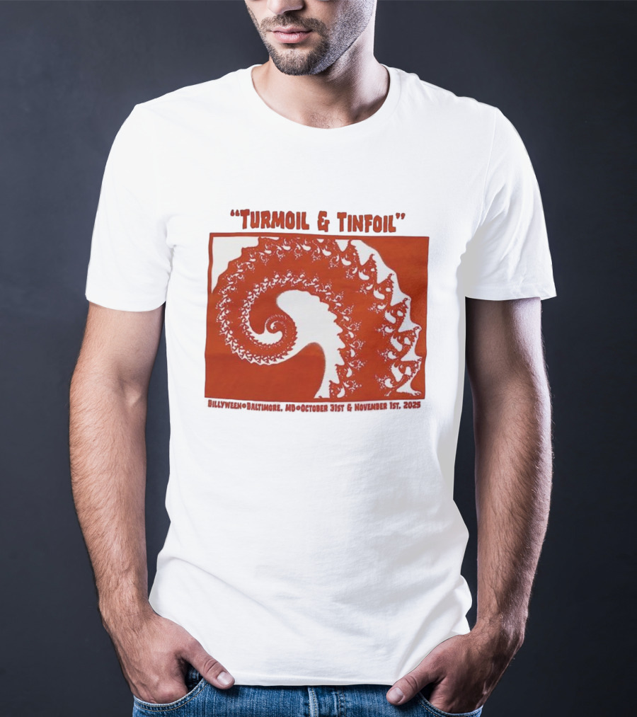 Turmoil And Tinfoil Intricate Spiral Pattern Billyween Baltimore T-Shirt