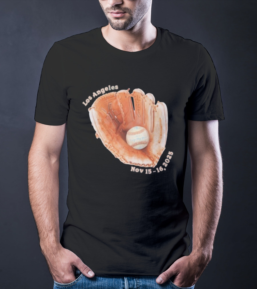 Camp Flog Gnaw Dodgers Stadium Nov 15 16 2025 Event Baseball Glove T-Shirt