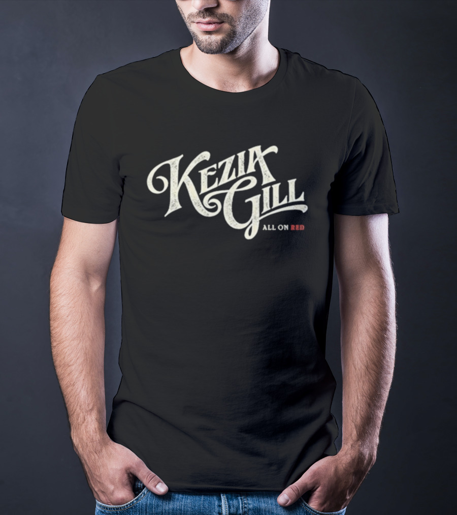 Kezia Gill All On Red Bold Vintage Style T-Shirt