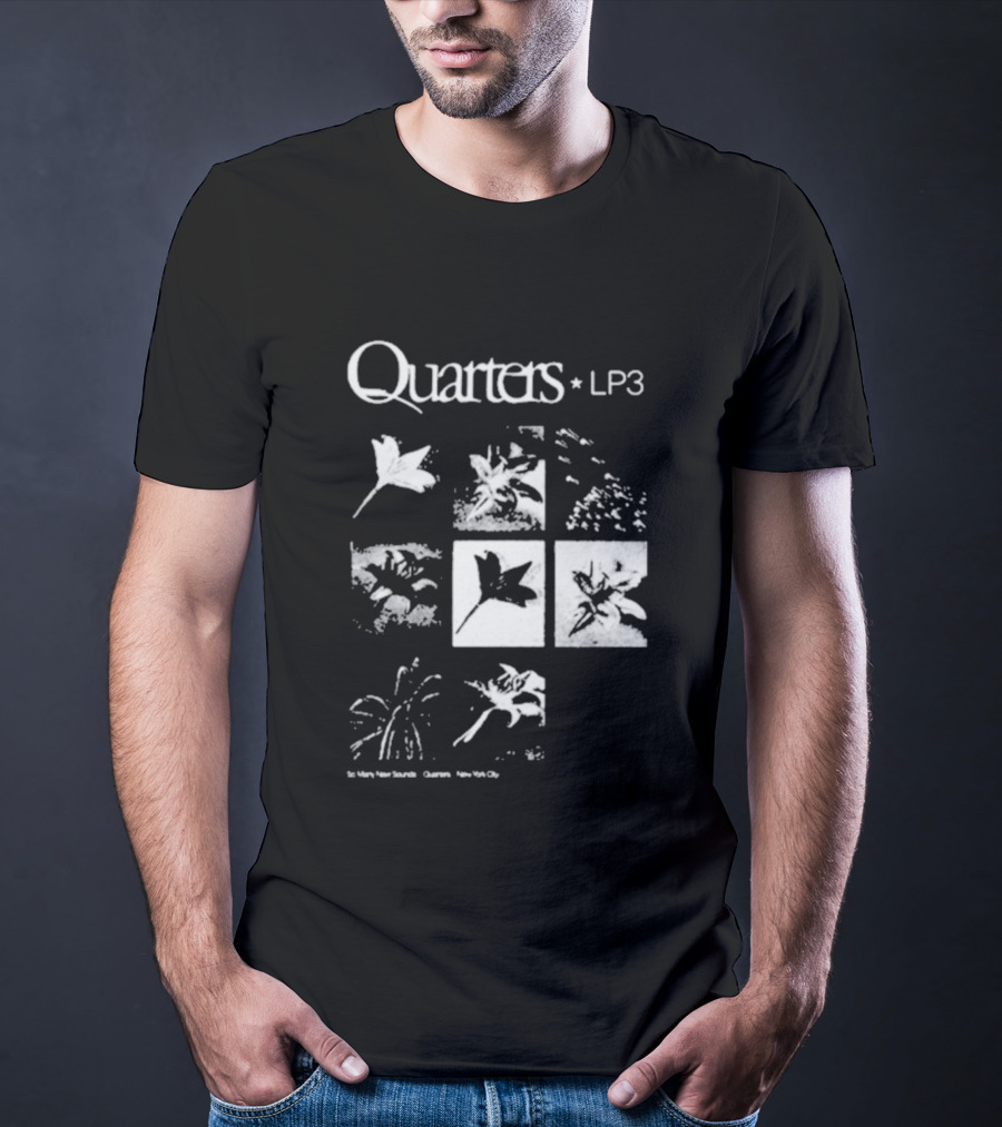 Quarters LP3 Flower Botanical Frames By The Departed Proceeds By Annie Hamilton T-Shirt